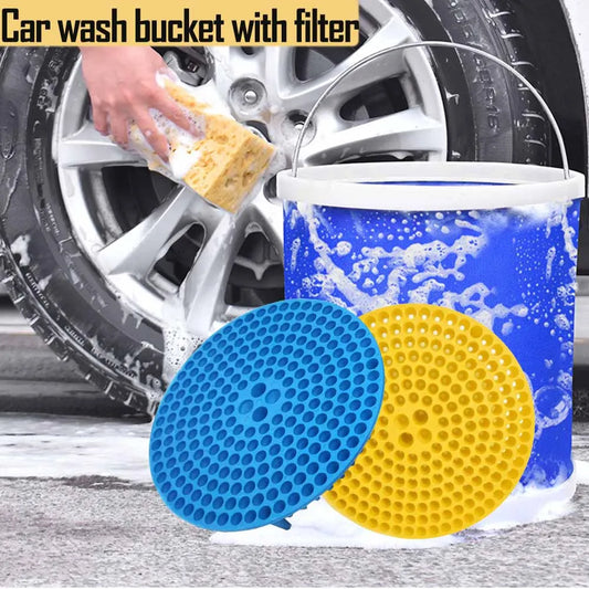 Car Wash Kit Bucket With Filter Grit