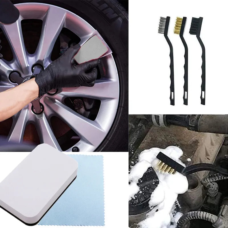 PXVDYQ Car Wash Kit with Foam Gun Nozzles - Car Detailing Brush Set,Windshield Cleaning Tool, Microfiber Wash Mitt &Towel,Adjustable Hose Wash Sprayer for