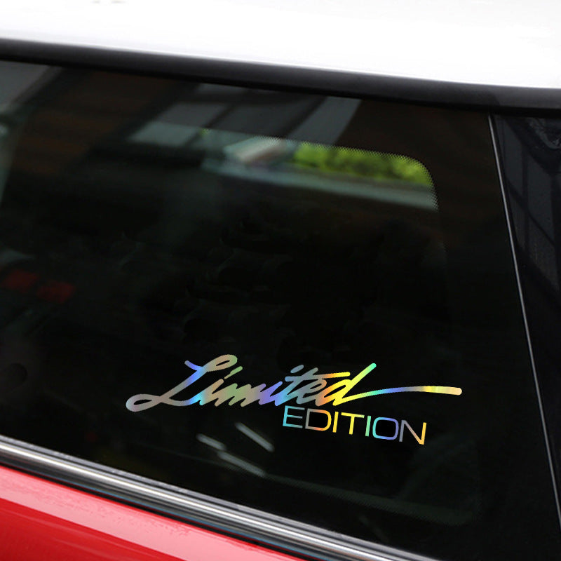 Foreign Trade Car Sticker Laser Reflective Car Sticker LIMITED EDITION
